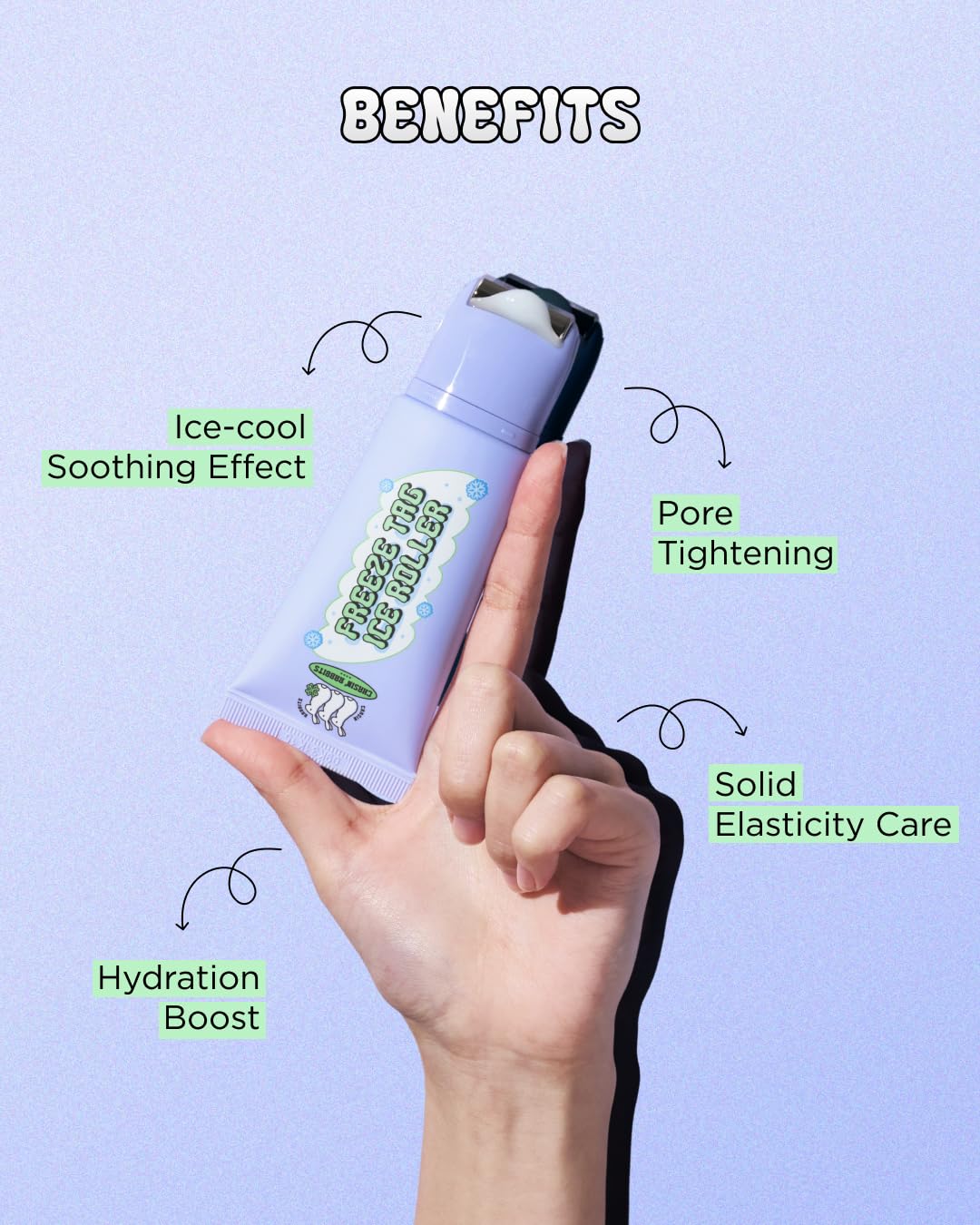 CHASIN' RABBITS Hyaluronic acid serum pump emphasizes hydration
