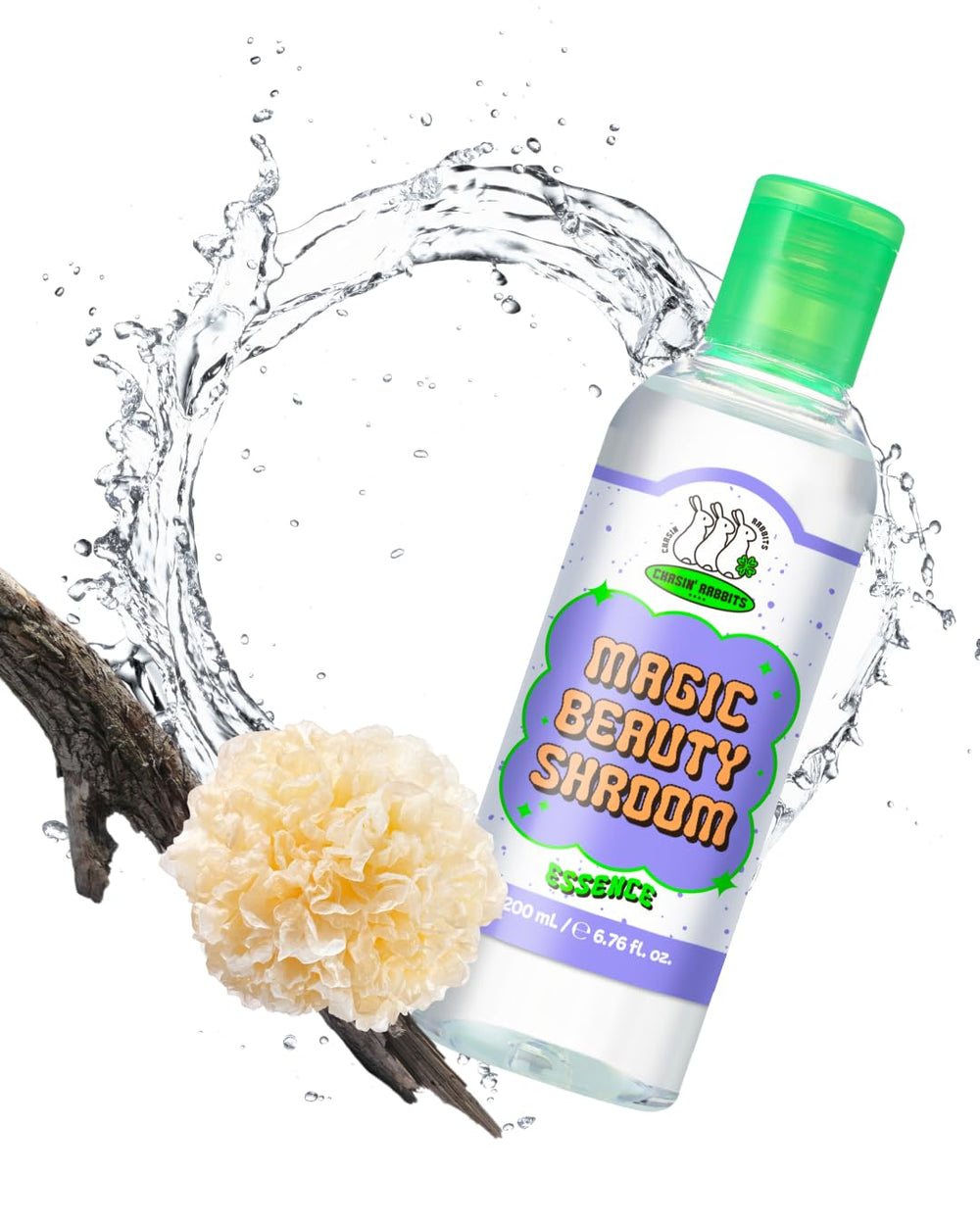 CHASIN' RABBITS Magic Beauty Shroom Essence bottle with hydrating texture for dry skin