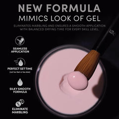 Chaun Legend acrylic powder close-up shows flawless gel-like finish