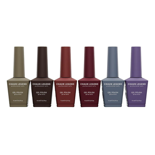 Chaun Legend Filthy Martini gel bottle for a rich earthy manicure.