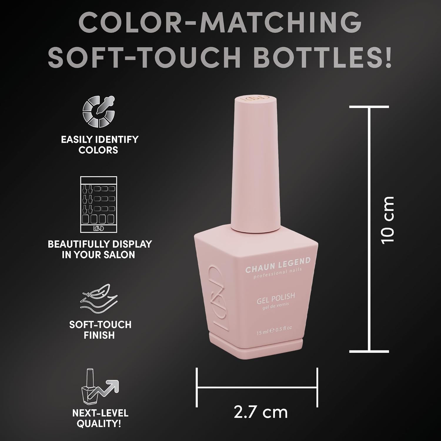 Chaun Legend LG5081 nail application close-up with smooth, bubble-free coverage