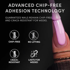 No run-off formula prevents cuticle flooding during manicure.