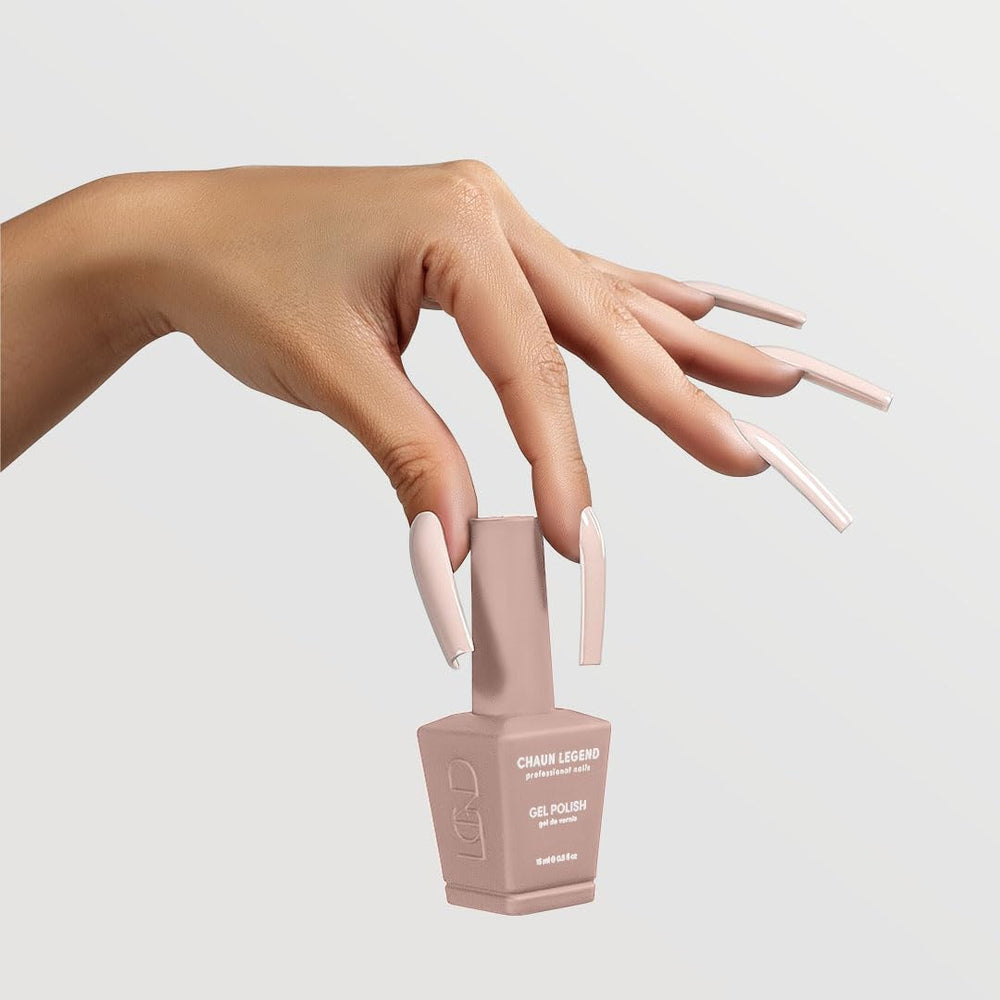 Chaun Legend UV Gel close-up with precise brush shows no run-off control.