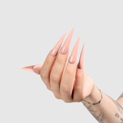 Chaun Legend UV gel polish brush in action delivering smooth, wrinkle-free coverage