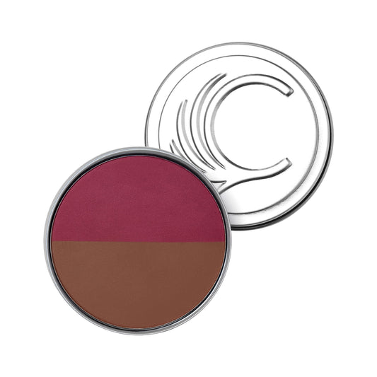 Cheekbone Balance Deep Blush-Bronzer compact for versatile contour and glow.