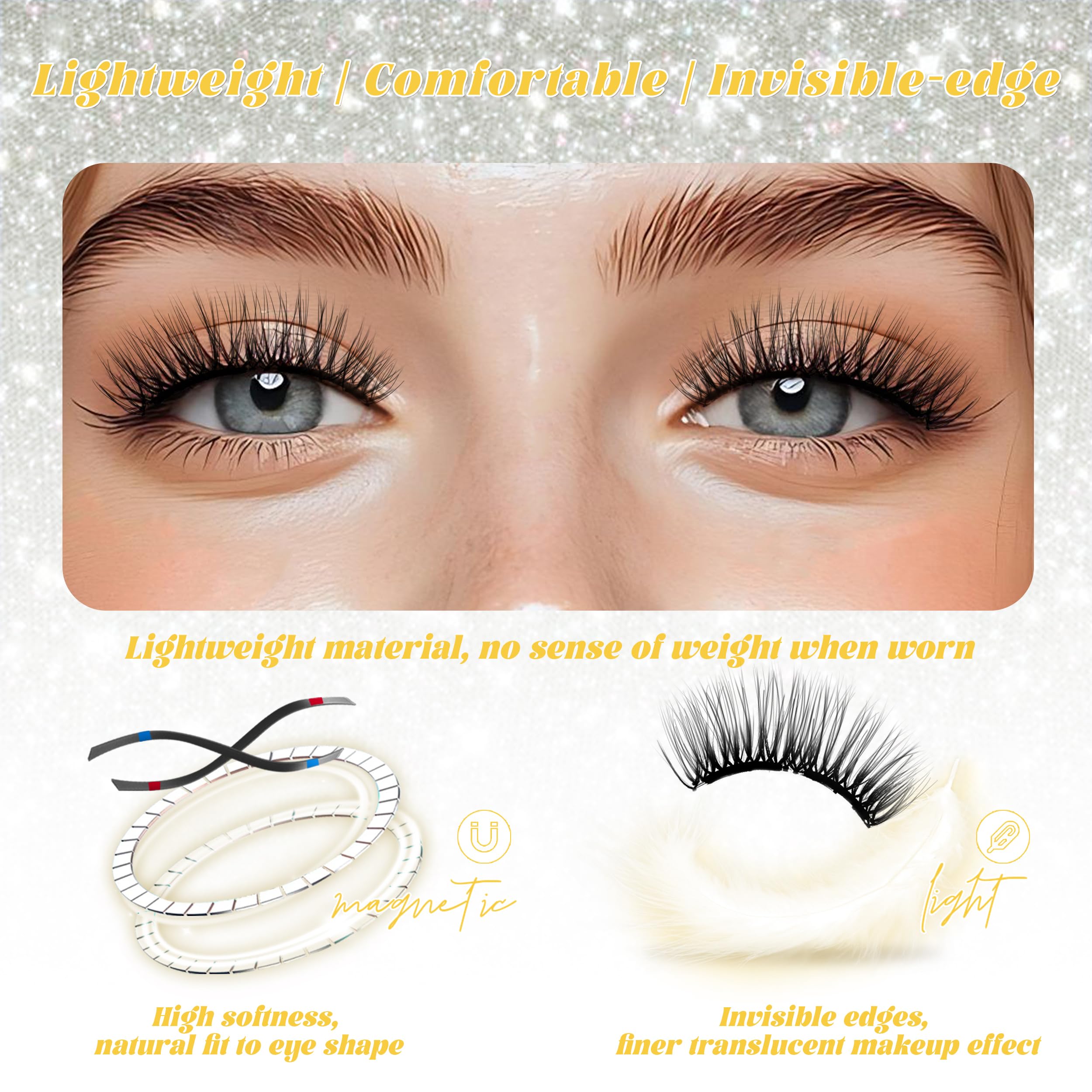 CHENSPLEND cat-eye style lashes for a bold, lifted look.