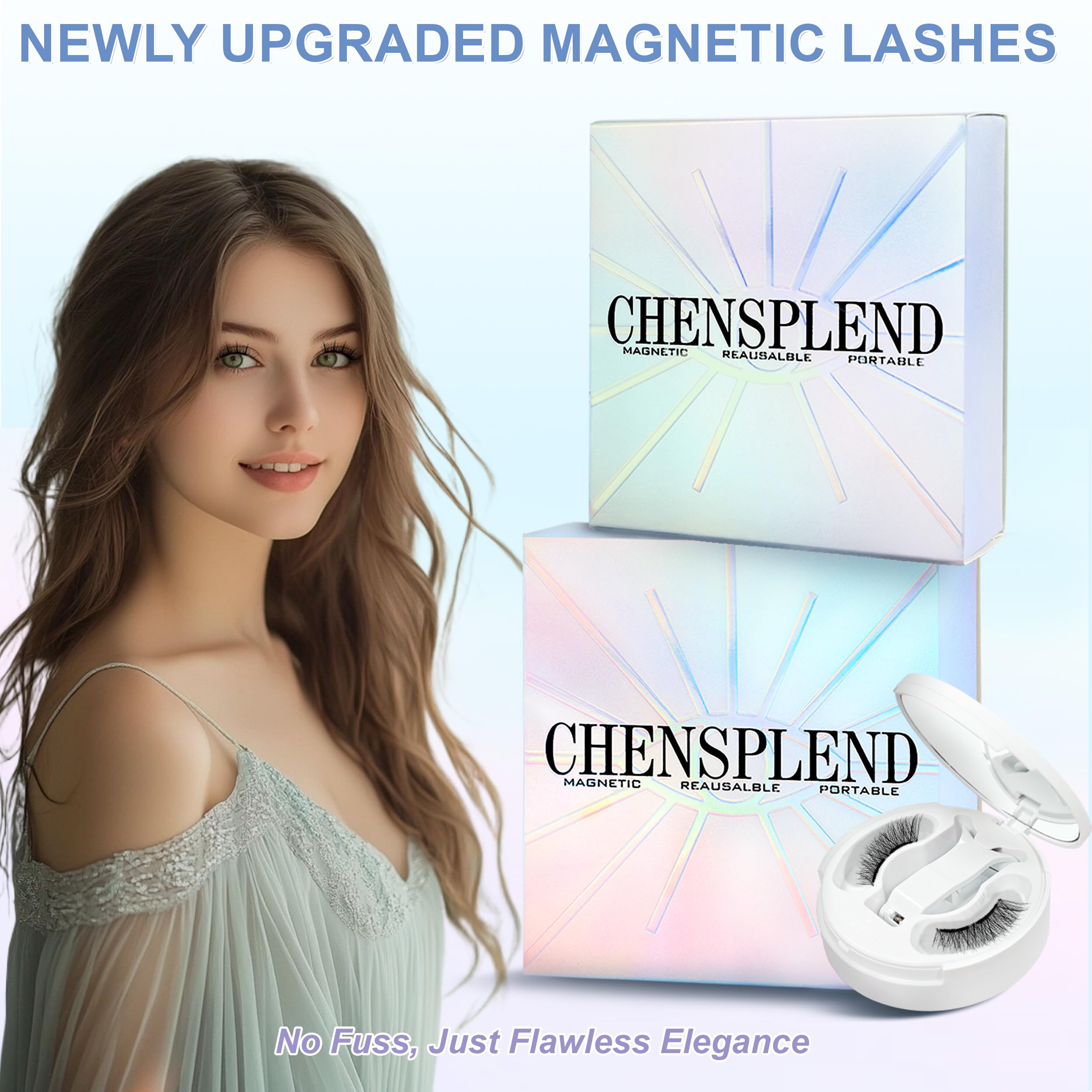 CHENSPLEND Daily wear comfort with lightweight magnets.