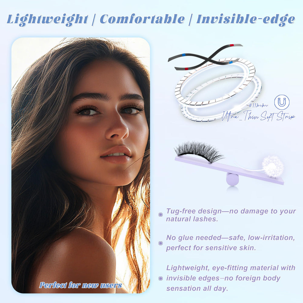 CHENSPLEND Dynamic Curled Lash Style creates eye opening effect