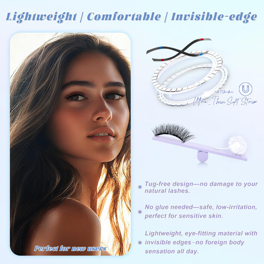 CHENSPLEND Dynamic Curled Lash Style creates eye opening effect