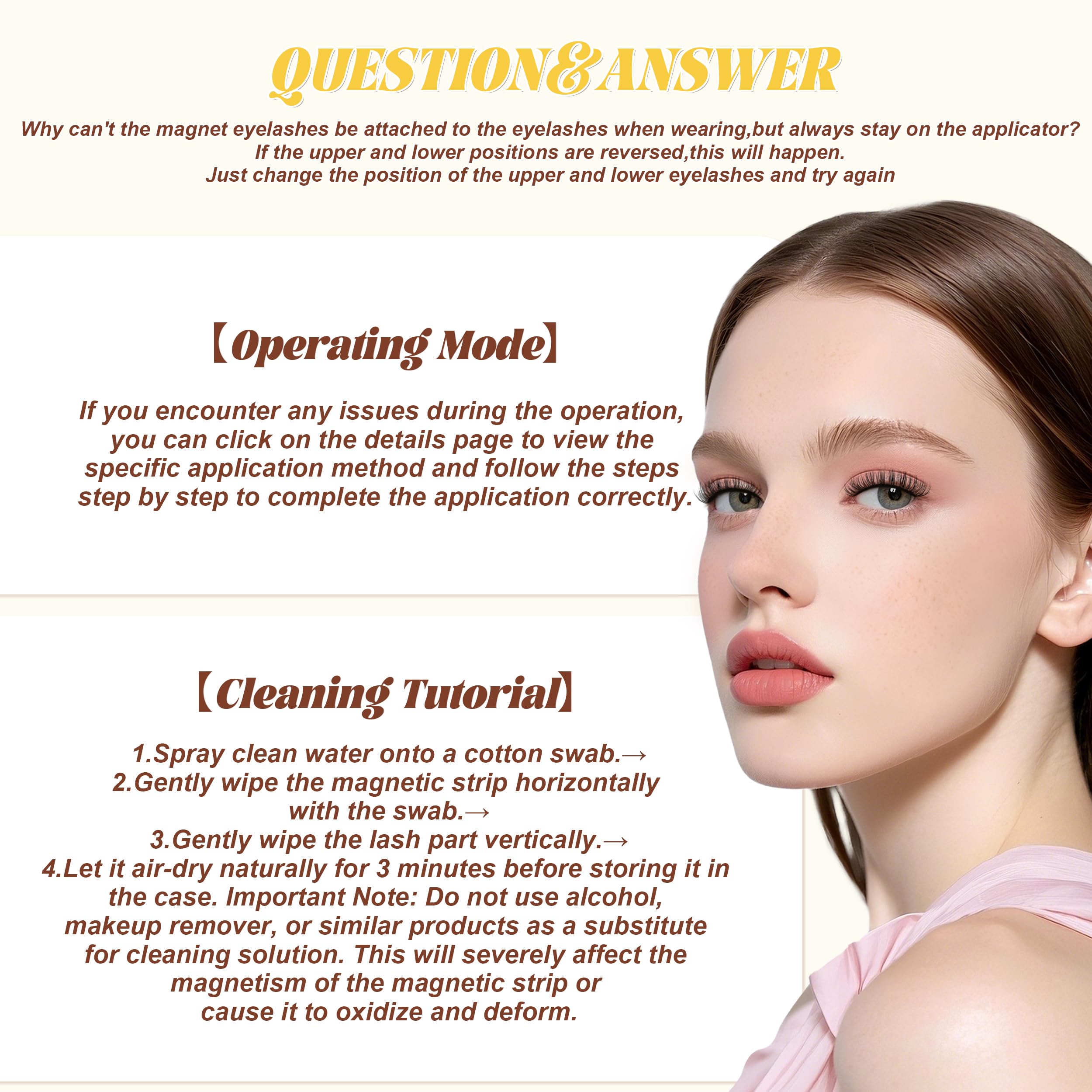 Chensplend easy removal without harsh pulling protects natural lashes.