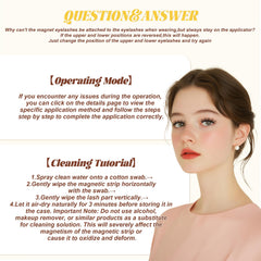 Chensplend easy-remove magnetic lashes protect natural lashes during daily removal.