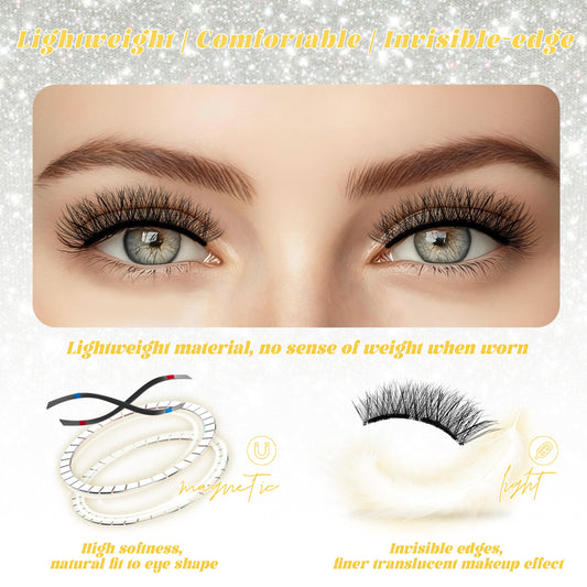 Chensplend M06 cat-eye style lashes for bold definition.