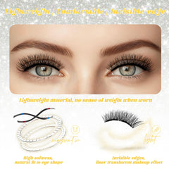 Chensplend M06 cat-eye style lashes for bold definition.