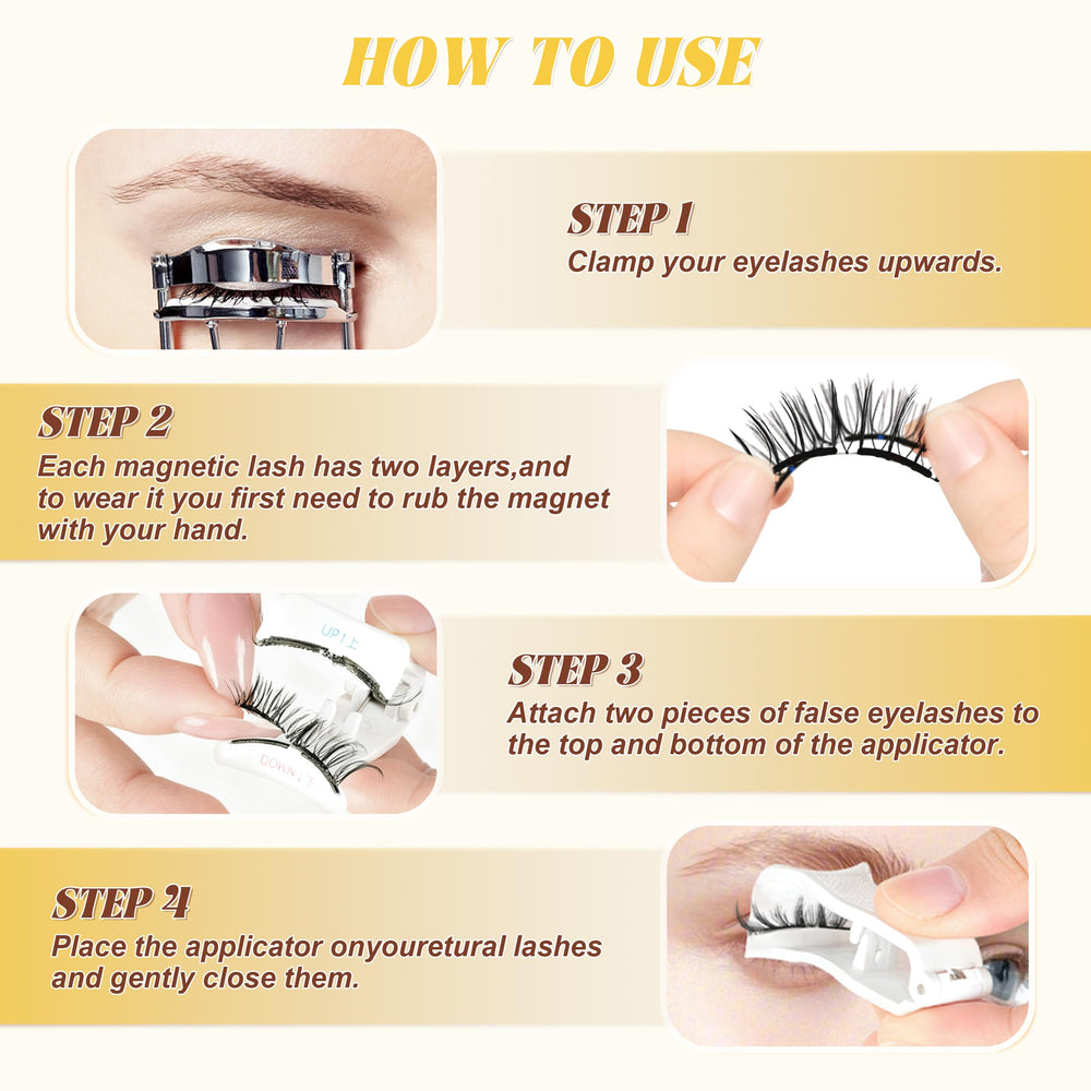 Chensplend natural-look lashes suitable for day-to-night wear.