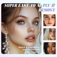 CHENSPLEND Premium silver gift box keeps lashes and clip organized.
