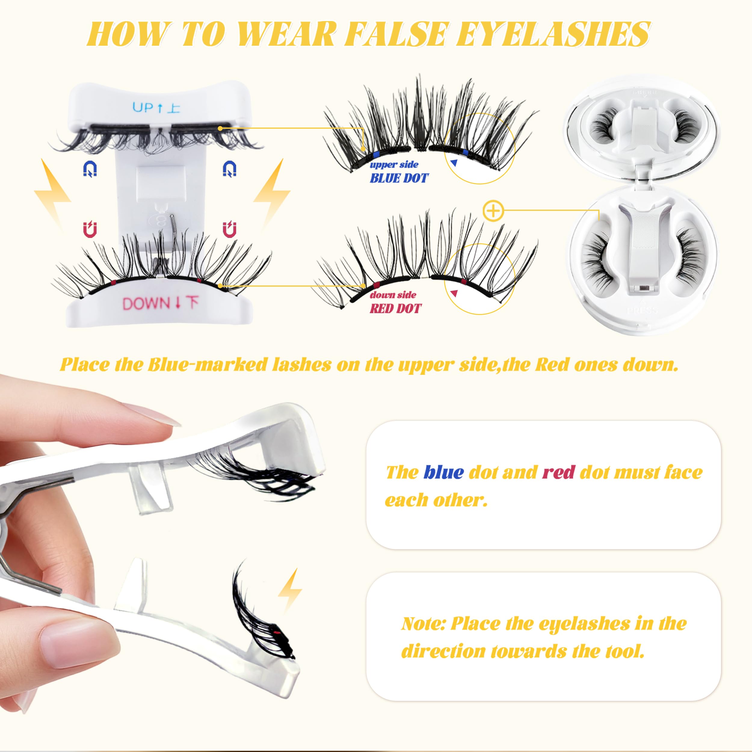 Chensplend magnetic eyelashes adhesion demonstrates stable hold throughout the day.