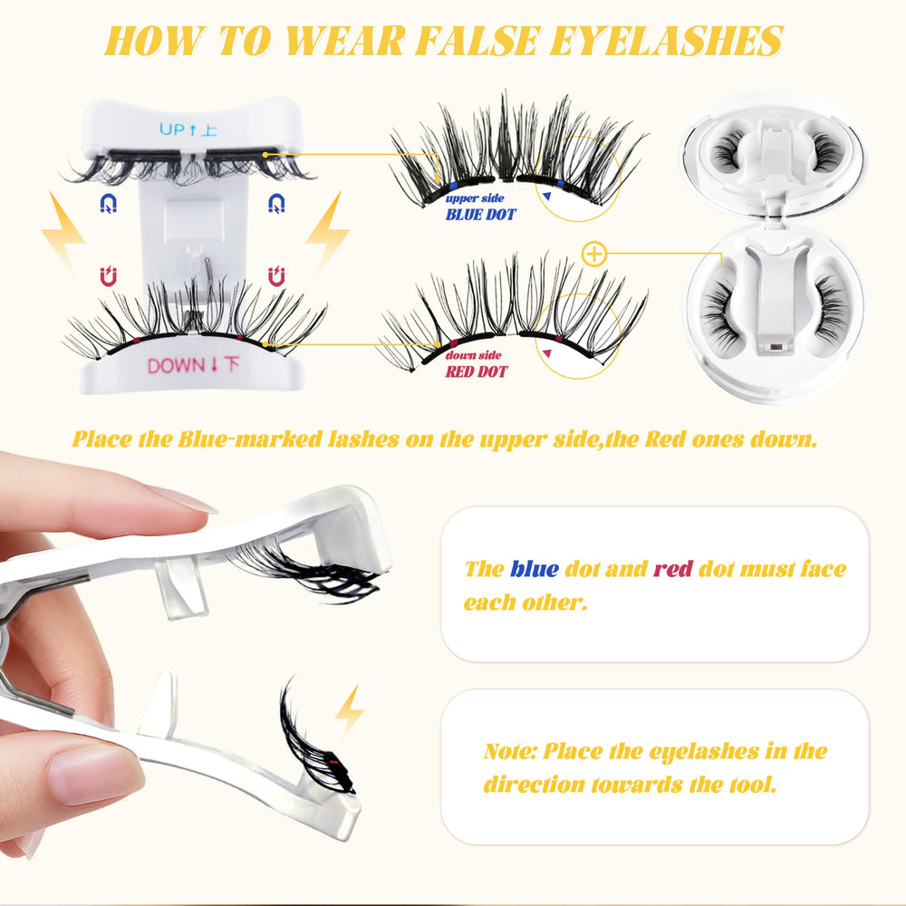 Chensplend magnetic eyelashes adhesion demonstrates stable hold throughout the day.