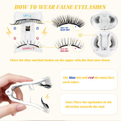 CHENSPLEND thick-look lashes deliver dramatic fullness without glue.