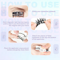 CHENSPLEND Upgrade Magnetic Eyelashes easy removal without tugging on lashes