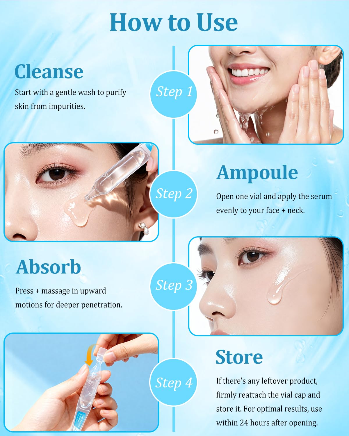 CHEOKINGBA air-tight single-use tubes preserve actives and ensure freshness