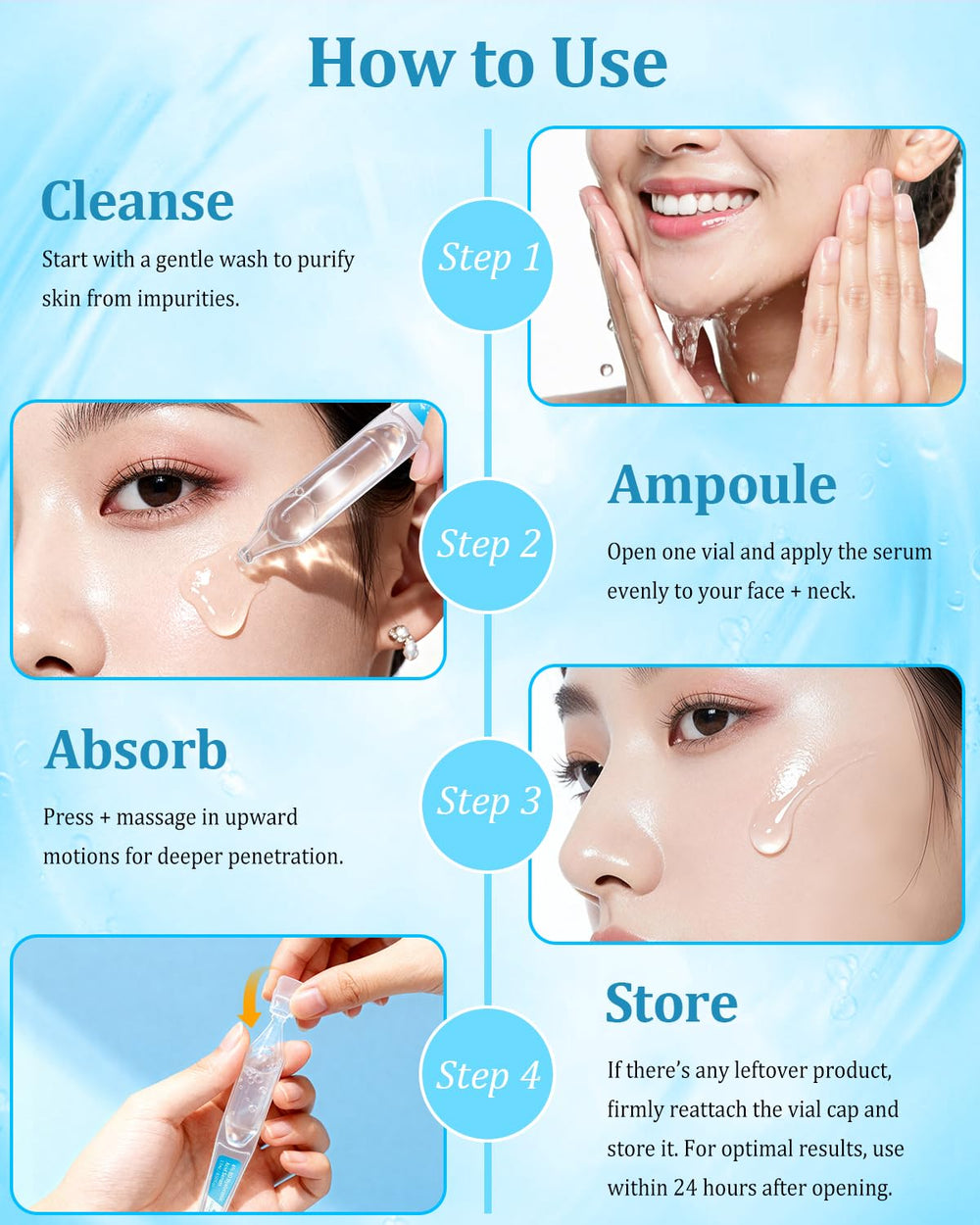 CHEOKINGBA air-tight single-use tubes preserve actives and ensure freshness