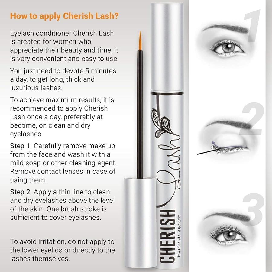 After 50 days Cherish Lash appears longer and thicker