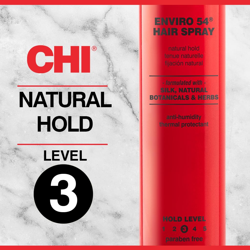 CHI Enviro 54 lightweight finish shows easy layering of texture and volume.