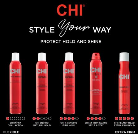 CHI Enviro 54 secure-finish provides a lasting look without heaviness.