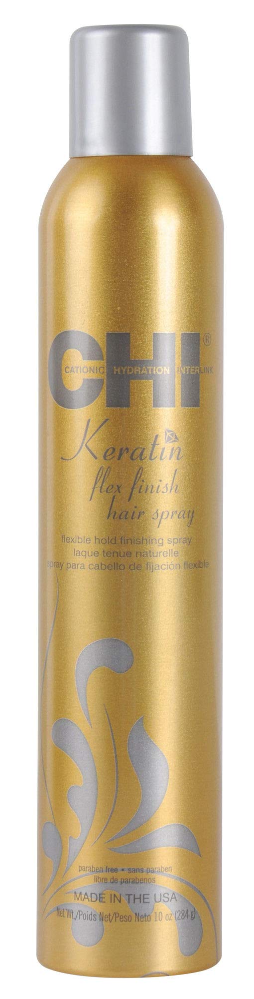 CHI Keratin Flex Finish Hair Spray 2-pack delivers flexible hold for versatile styling