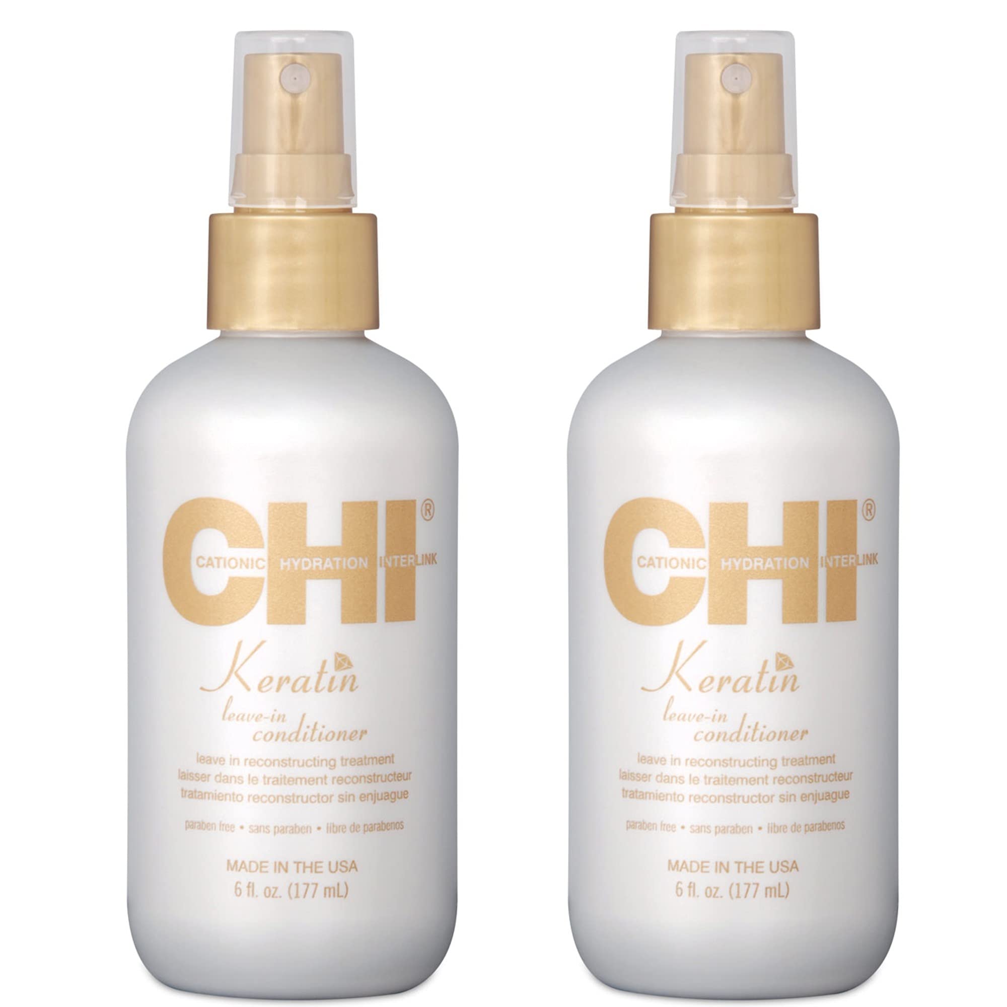 CHI Keratin Leave-in Conditioner bottle front view for daily hydration