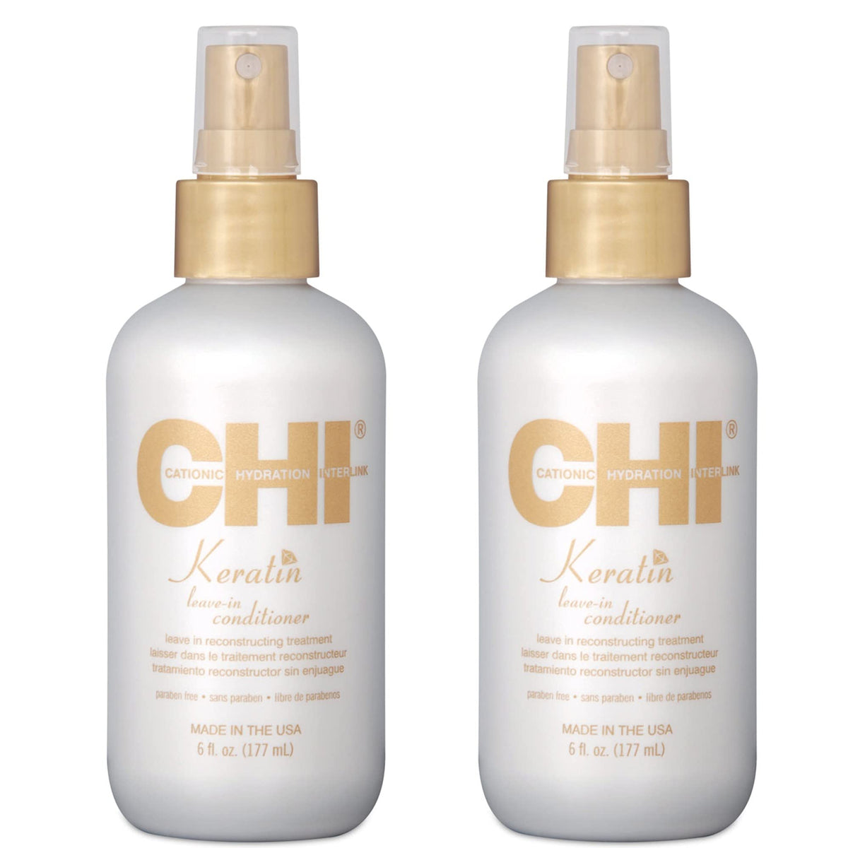 CHI Keratin Leave-in Conditioner bottle front view for daily hydration