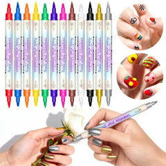 CHIAFEYI Nail Art Pens easy-to-use with comfortable grip for all skill levels.