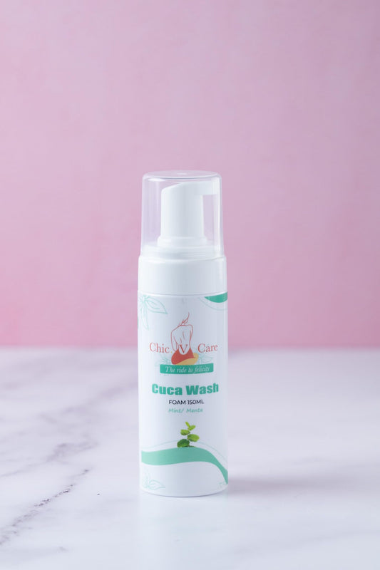 Chicvcare Cuca Wash Mint ingredients highlight herbal blend for balanced feel