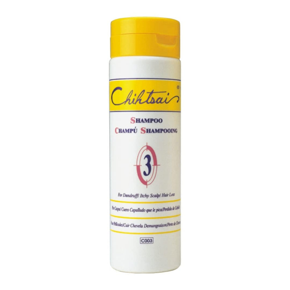Chihtsai No 3 Shampoo bottle front for scalp care