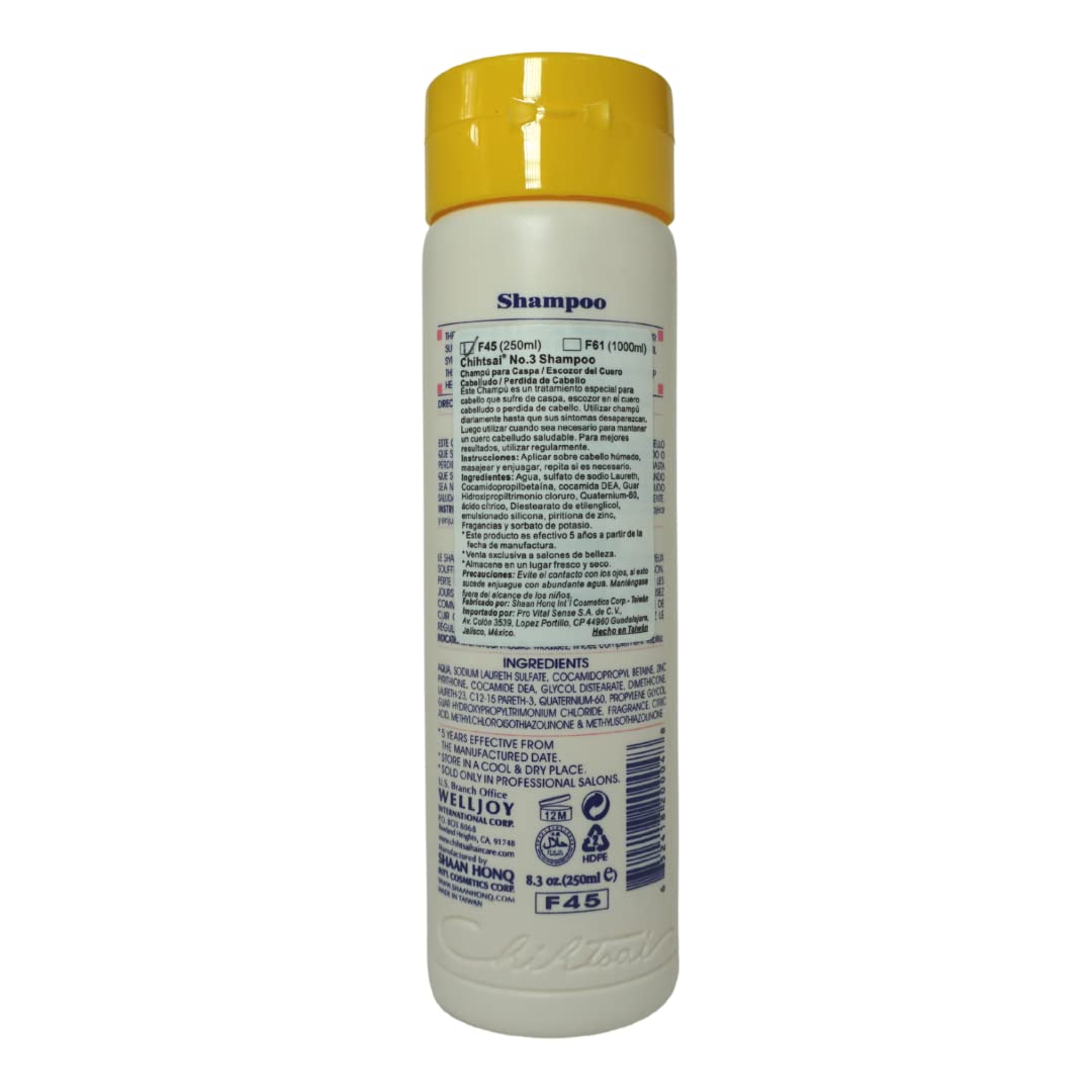 Chihtsai No 3 Shampoo close-up on scalp with gentle cleanse