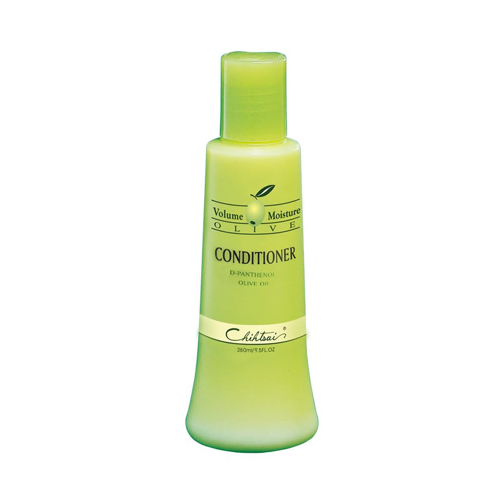 Chihtsai Olive Conditioner bottle on sink for a quick daily routine