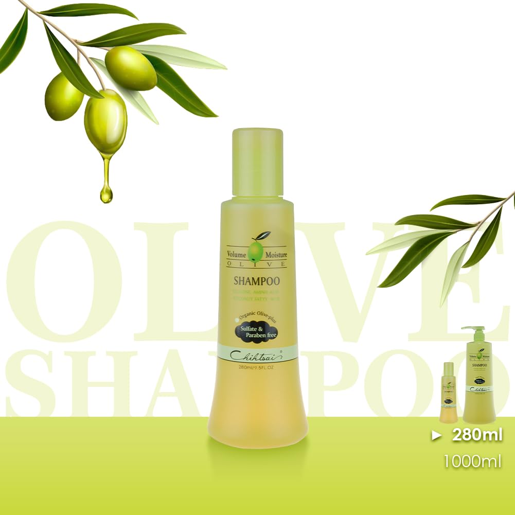 Close-up of creamy foam from Chihtsai Olive Shampoo during scalp massage.