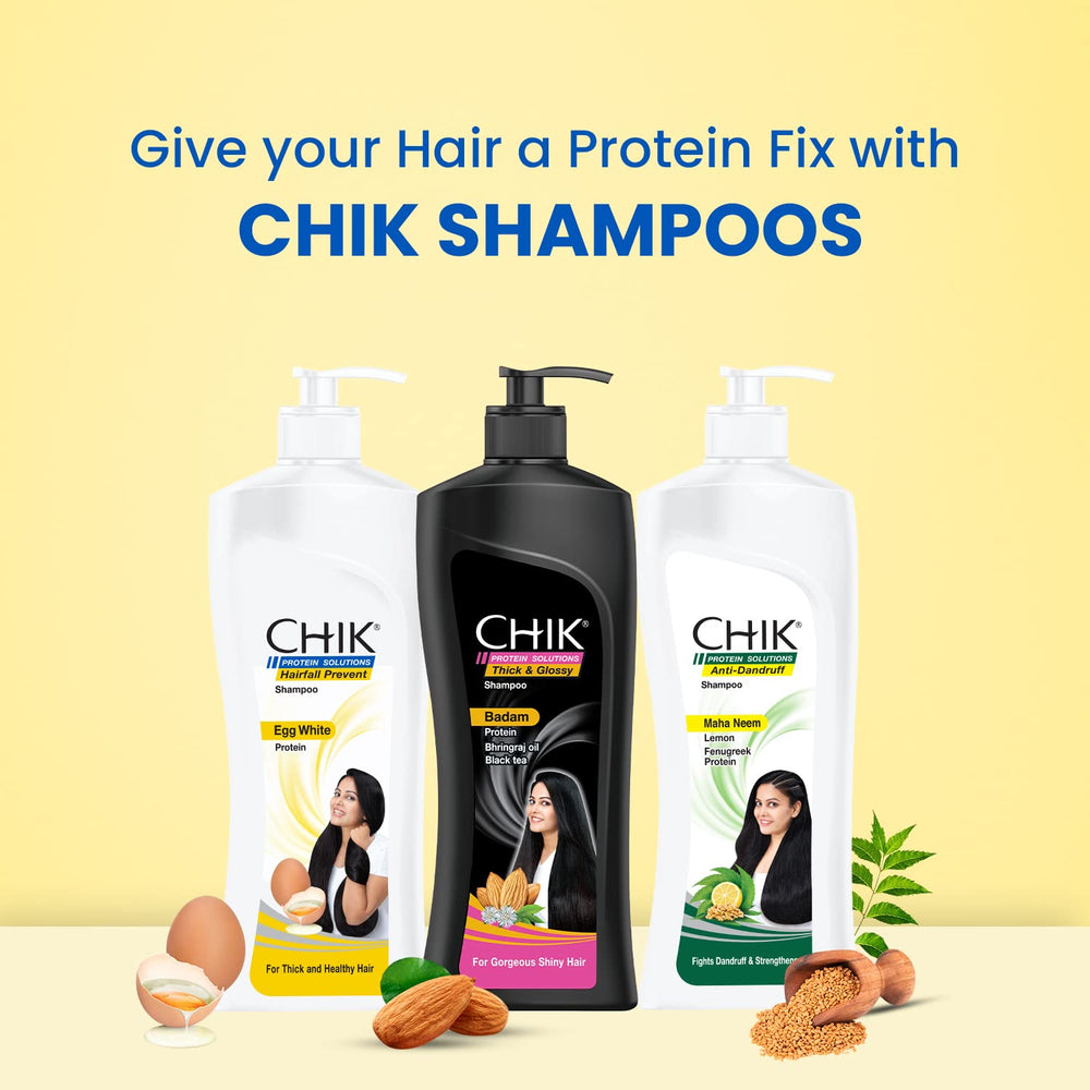 CHIK Haircare image highlights suitability for dry to normal hair