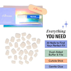 Dual-sided buffer and file from Chill Tips for smooth prep.