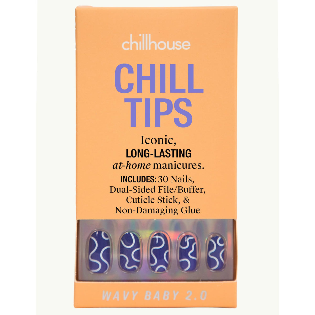 Chill Tips kit package ready for easy at-home manicure