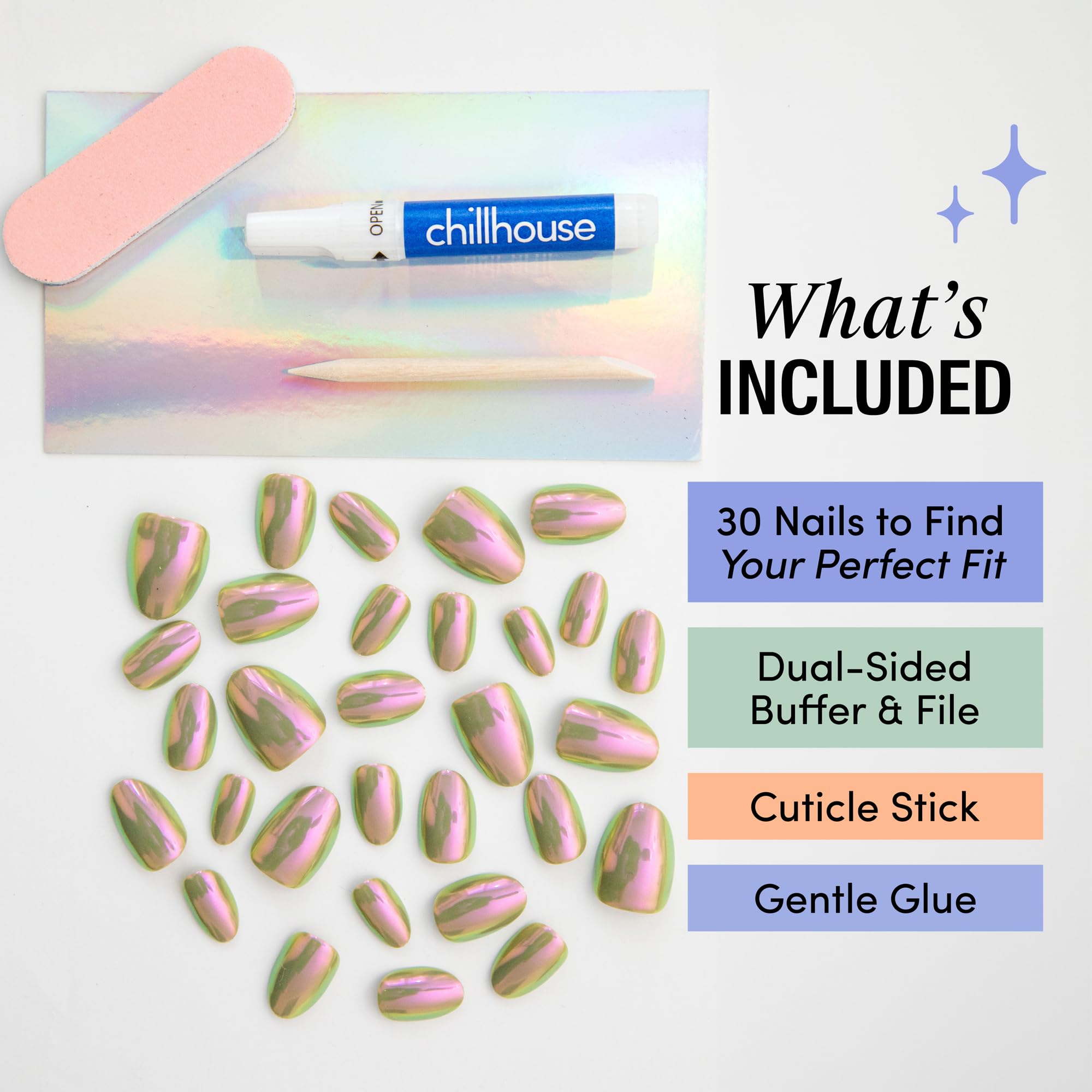 Patina Party Oval Tips ready to enhance your manicure with comfortable fit