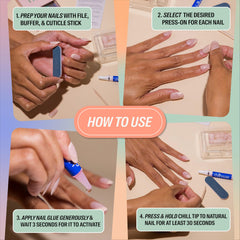 Chillhouse cuticle stick for precise nail prep and clean edges.