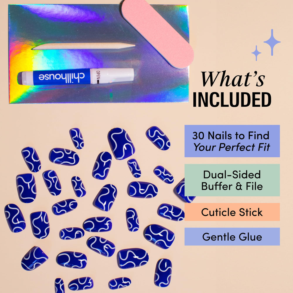 Dual-sided buffer and file for smooth nail prep