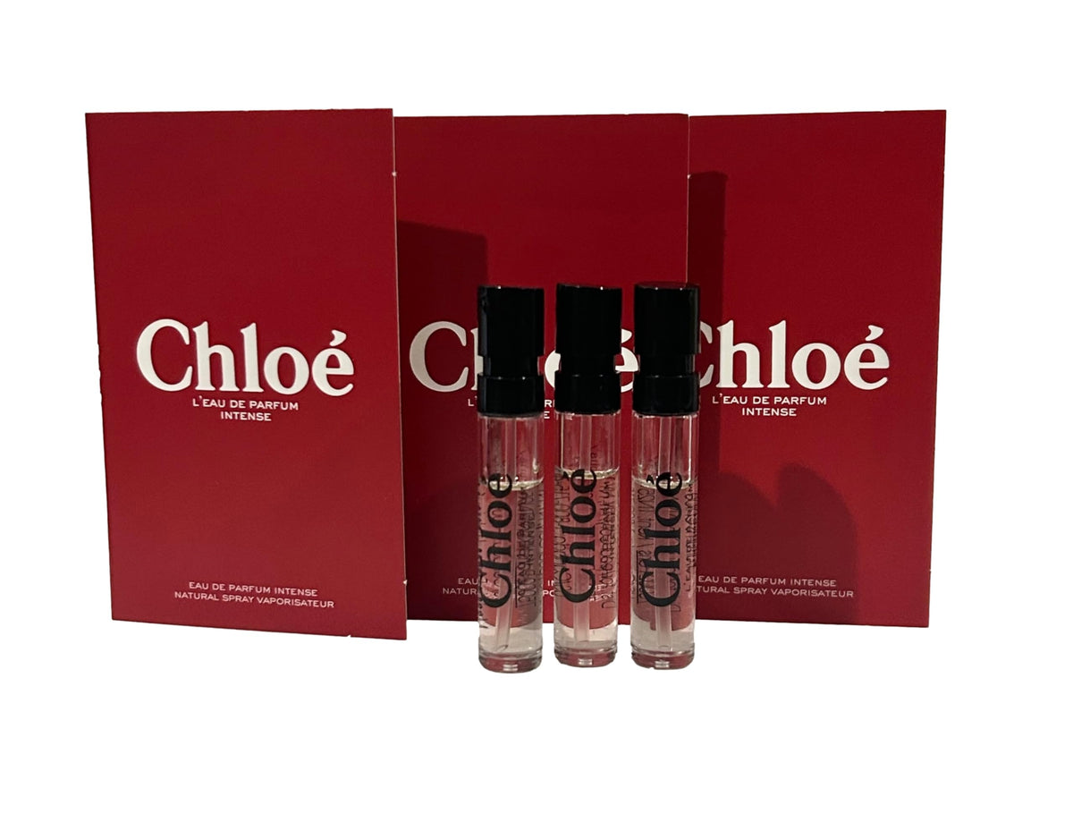 Chloe L'eau De Parfum Intense sample bottle for on-the-go scent exploration.