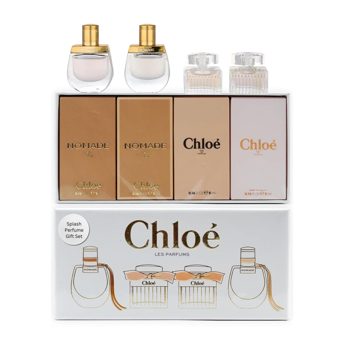 Chloe Nomade EDT bottle showing a fresh, travel-friendly sample use