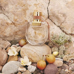 Chloe Nomade Mini splash cap detail for easy on-the-go refresh.