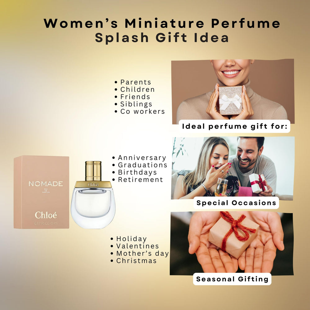 Chloe Nomade mini travel case ready for a compact fragrance kit.