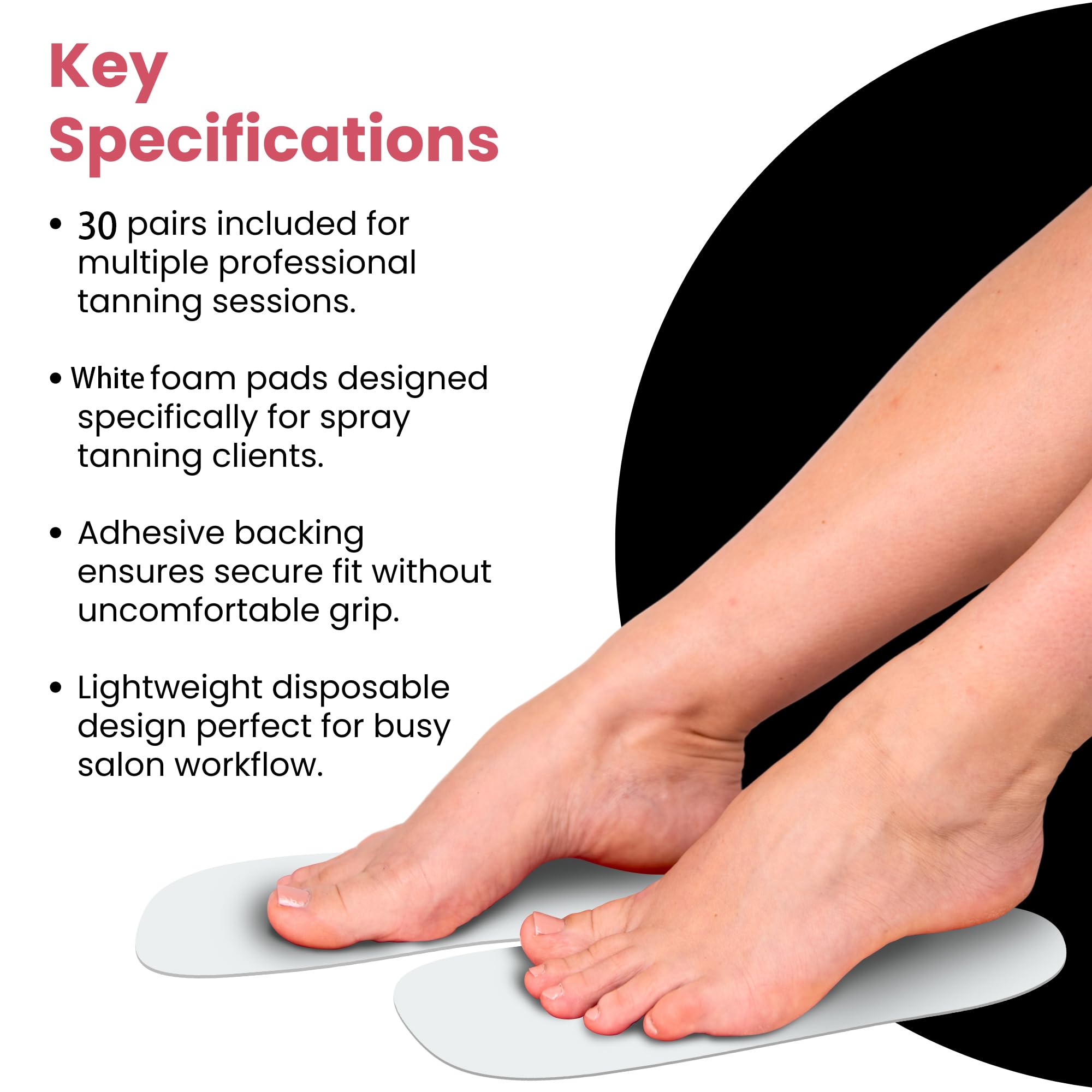 CHNELSS dense foam absorption reduces solution waste during spray tanning.