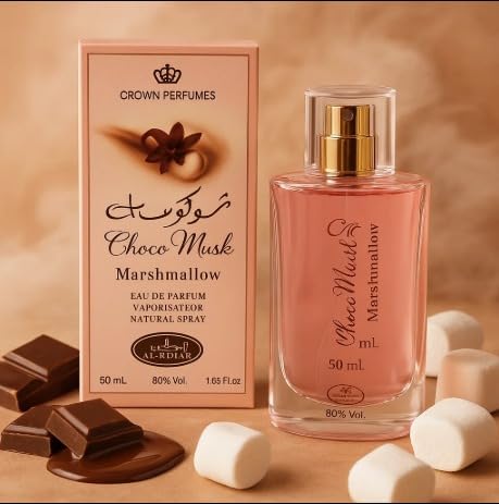 Choco Musk Marshmallow bottle front view for luxurious everyday wear