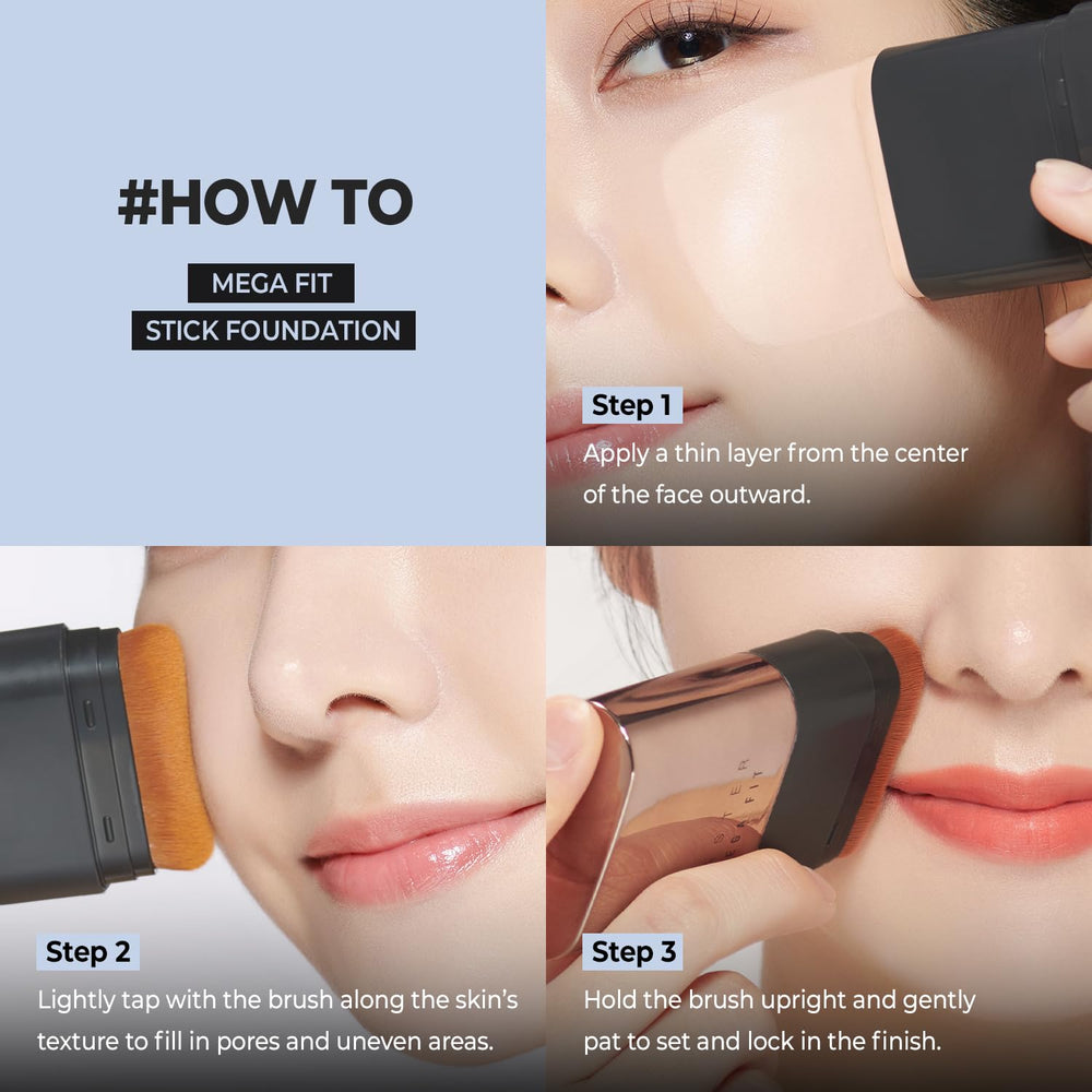 CHOSUNGAH BEAUTY Mega Fit 22 Peach Beige provides natural, flattering glow